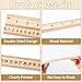 gisgfim 12 Pack 39 Inches Wood Double Sided Meter Stick Yard Stick Wood Economy Meterstick Wooden Ruler 100 Centimeters Measuring Yardstick Bulk School Classroom Home Office Kid Measuring Tailor Craft