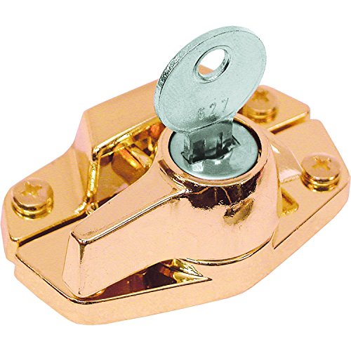 Prime-Line U 9927 Keyed Sash Lock, Child-Proof Security Lock Only Unlocks w/ Key, For Aluminum...