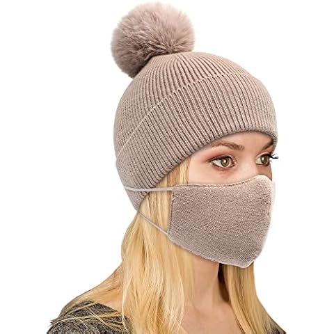 Cooltto Beanie for Men and Women,Comfortable Breathable Soft Cuffed Beanie with Thick Warm Lining,Winter Hats for Men, Gifts for Men Women Khaki Cover