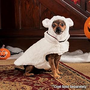   Furhaven-XS-to-SM-Dog-Hat-Washable-Cozy-Sherpa-Flex-Fit-Polar-Bear-Dog-Hat-Costume-Cream-Extra-Small-to-Small