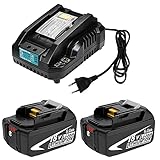 【Ladegerät Schützen Sie Ihren Akku.】 Dieses Ladegerät kommuniziert während des gesamten Ladevorgangs mit dem eingebauten Akku-Chip, um die Akkulaufzeit zu maximieren, indem Strom, Spannung und Temperatur aktiv gesteuert werden