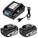 Produktbild Moticett 2 Packs BL1850B Batterie und 14,4-18V 3A DC18RC Ladegerät Ersatz für Makita 18V Li-Ionen Batterie BL1850 BL1840B BL1830B LXT-400 und DC18RCT DC18RA DC18RD Ladegeräte