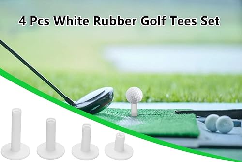 Miniatura 7 de LeFeng Golf Rubber Tees Holder Set, Mixed Size Durable and Hight Elastic Driving Range Tees, Colorful Golf Tees for Golf Practice Mat