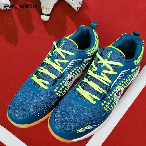 Image of Prokick Drift01 Badminton Shoes Shuttle Non Marking Shoes for Badminton Anti Skid Breathable Badminton Shoes for Men Ideal for Badminton, Squash, Volleyball, Pickleball