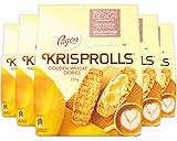 Pågen Krisprolls Golden Wheat | Swedish Toast | Healthy Snack | Fibre | 5 PACKS of 225g