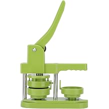 58mm Badge Making Machine Kit with 100 Sets of Badge Consumables, Circuity Mini Insignia Maker for Pin Badges, Mirrors, Key Chains, Plastic and Iron Construction, for DIY Gifts and Crafts