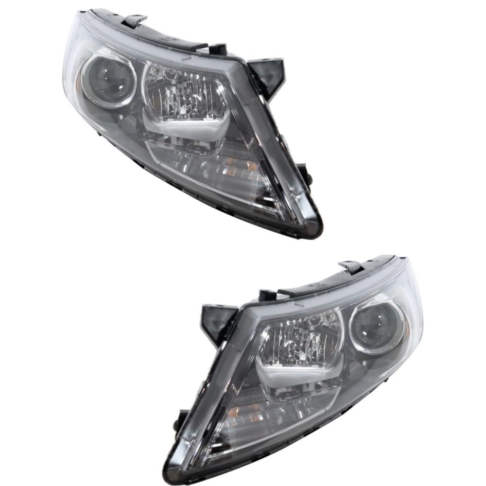 Amazon.com: PATAJP4U 2pcs Headlight Halogen Left Right Side Clear 