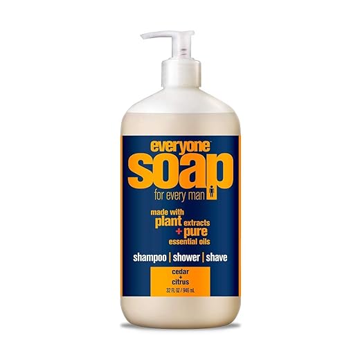 Everyone for Every Body 3-in-1 Soap for Man, Cedar and Citrus, 32 Ounce