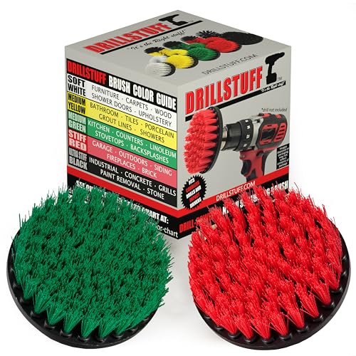 Image of Cleaning Supplies - Drill Brush - 5-INCH Medium and Stiff Bristle