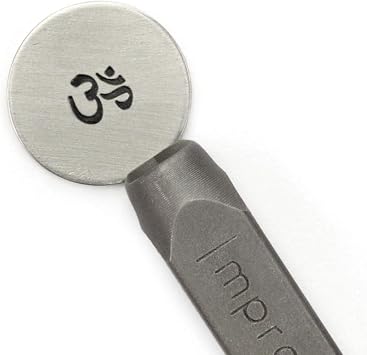 ImpressArt - Om Signature Metal Design Stamp, 6mm