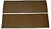 4" Coyote Brown Sew On Hook and Loop - 12"of Hook 12" of Loop Per Package