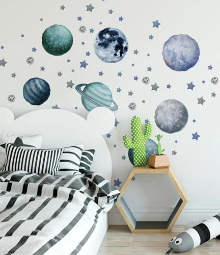 Vinilos decorativos Planetas y Estrellas para pared miniatura 4