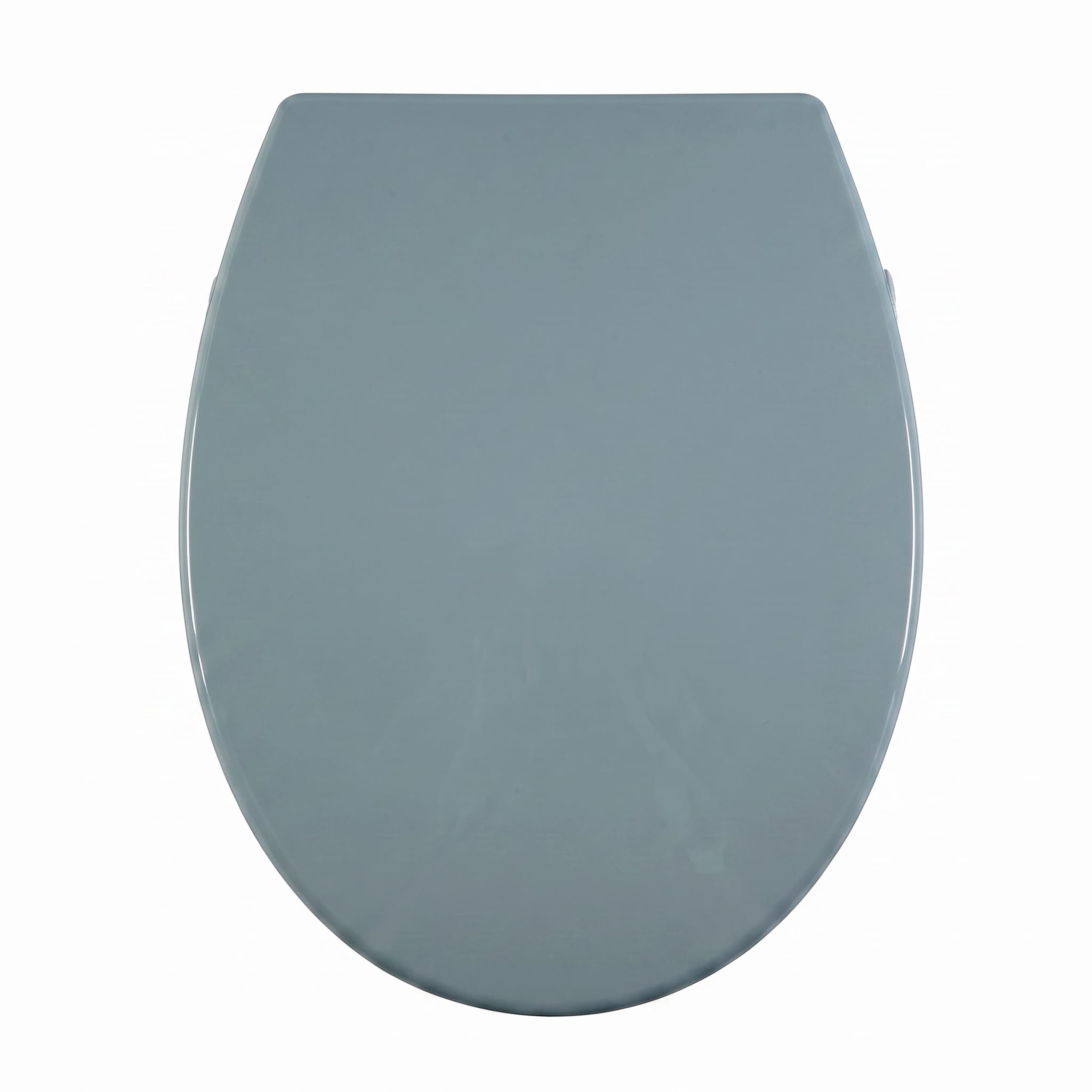 AQUALONA® Premium Thermoplastic Toilet Seat Soft Close Hardwearing Seat with One Button Hinge Release Oval Shaped Easy to Clean Simple Installation Top and Bottom Fittings (Blue - Oval Shaped) — image 1