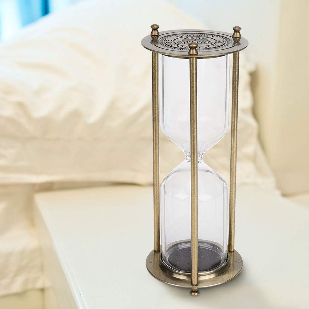 Temporizador de reloj de arena, cristal, decoración del hogar, accesorios de regalo para cocinar, jugar, escuela, oficina