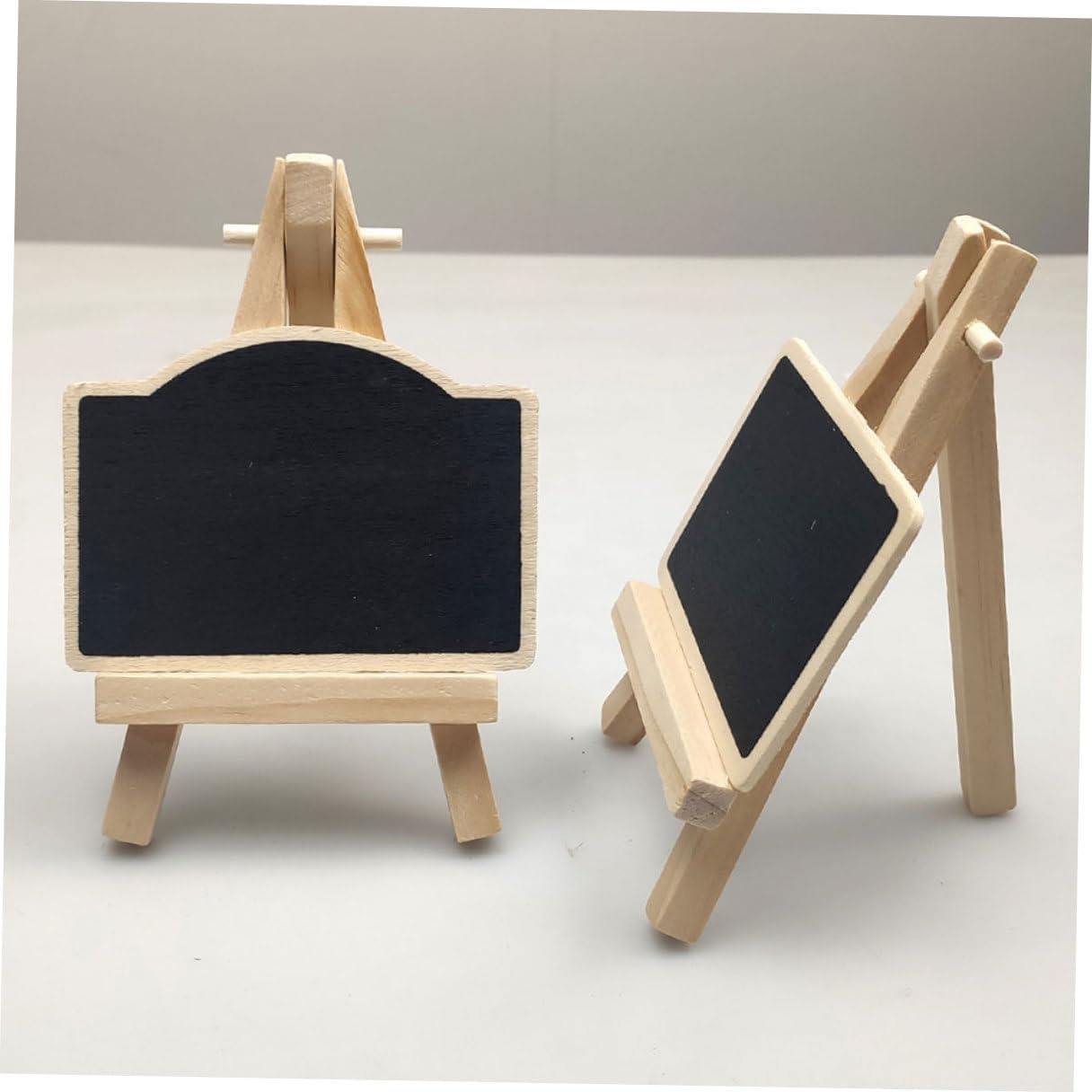 MAGICLULU 6pcs Decorative Wooden Chalkboard Signs Multi-Function Message Boards with House and Flower Shapes for Home Décor and Valentine’s Day Accent