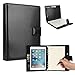 Cooper FOLDERTAB Padfolio Case Compatible with iPad Mini 3, iPad Mini 2, iPad Mini 1 | Business Executive Organizer with Notepad | Vegan Leather, Left Right Handed Binder, Notebook Refill (Black)
