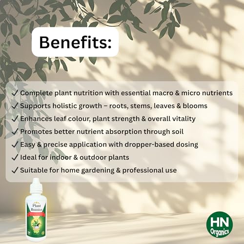 Image of Plant Booster 60 ML Dropper | All In One | All Macro & Micro Nutients | For Fast Growth | Strong Roots | More Flowers (Plant Booster 60ML | Pack of 1)