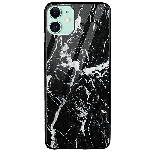 Image of COLORflow Back Cover Compatible with iPhone 11 | Black Marble White | Shockproof TPU Bumper Cover with Camera Protection Back Cover Compatible with iPhone 11