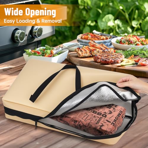 Bolsa aislante plegable para reposar carne BBQ miniatura 3