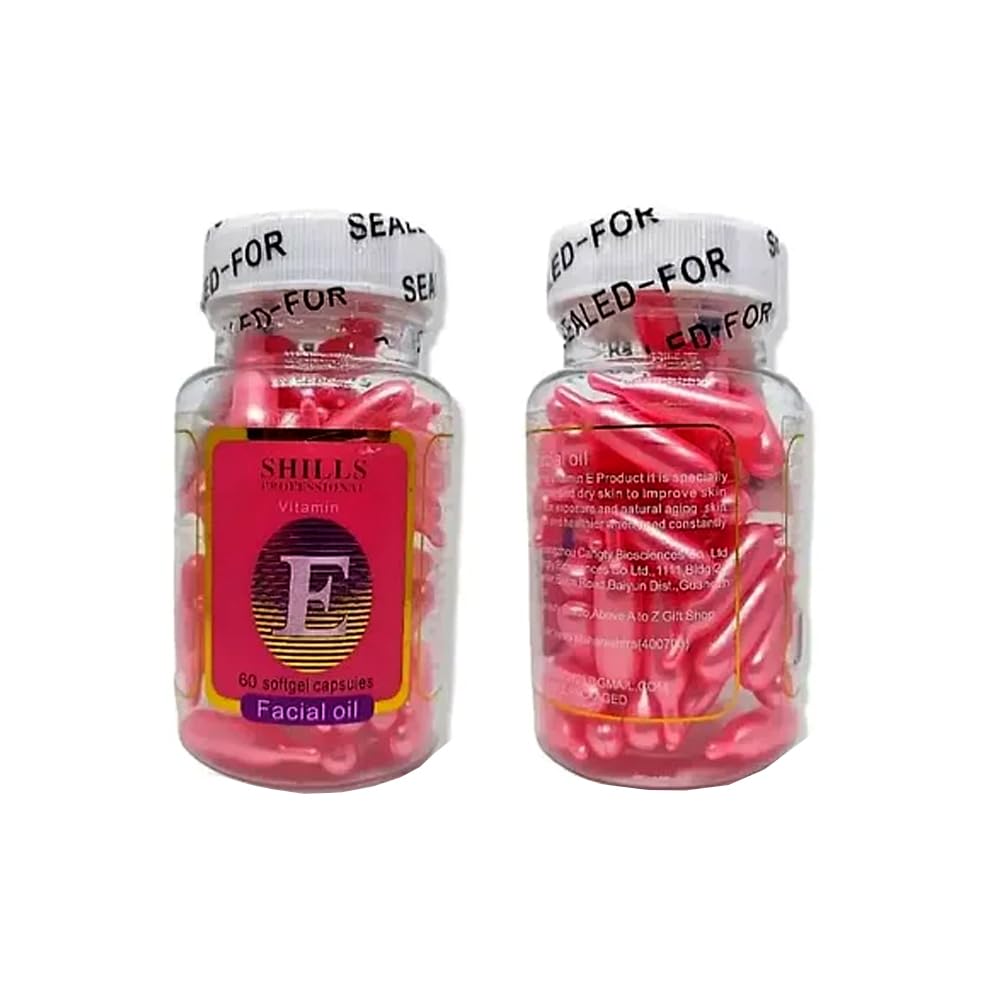 Vitamin E Facial Oil Capsules for Face Glowing, Skin Whitening (120 Capsules in Pack Of 2)-CKK1 (B0DHPW2RD4) Amazon Price History, Amazon Price Tracker