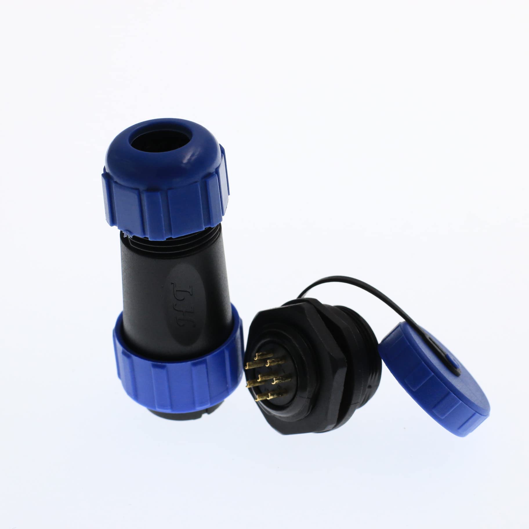 ZBLZGP HE21 8 Pin Connector 5A 8-12mm Cable IP68 Waterproof Connector Plug Female Socket Male Aviation Circular Industrial Panel Mount - Image 2
