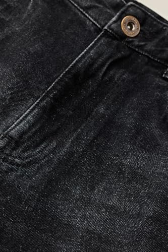 Image of SNITCH Men Jeans for Street Wear | Baggy Fit Washed Pattern Wide-Leg Style | 100% Cotton Non-Stretchable Denim Weave for Ultimate Comfort & Casual Outings
