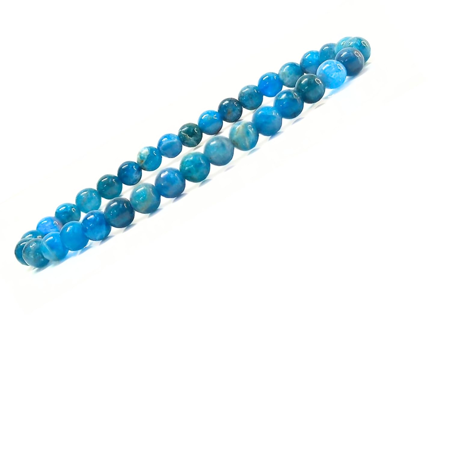 DIYSM Healing Crystals Gemstone Round Beads Stretch Bracelet, 7 inches, Unisex (6MM, Blue Green Apatite) (B0D91W1LQ4) Amazon Price History, Amazon Price Tracker