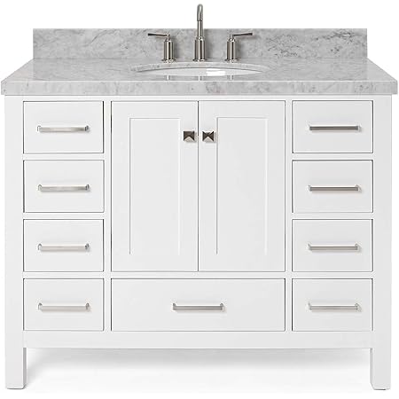 White Bathroom Cabinet No Mirror – Everything Bathroom