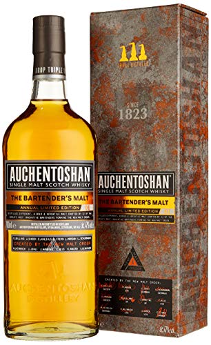 Auchentoshan The Bartender's Malt | Single Malt Scotch Whisky | mit Geschenkverpackung | 47% Vol | 700ml Einzelflasche Cover