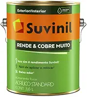 Tinta Suvinil para parede rende e cobre muito 3,6L - Gelo