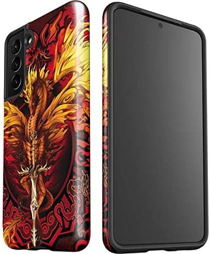 Skinit Pro Phone Case Compatible with Galaxy S21 5G - Officially Licensed Fire Dragon by Ruth Thompson Design