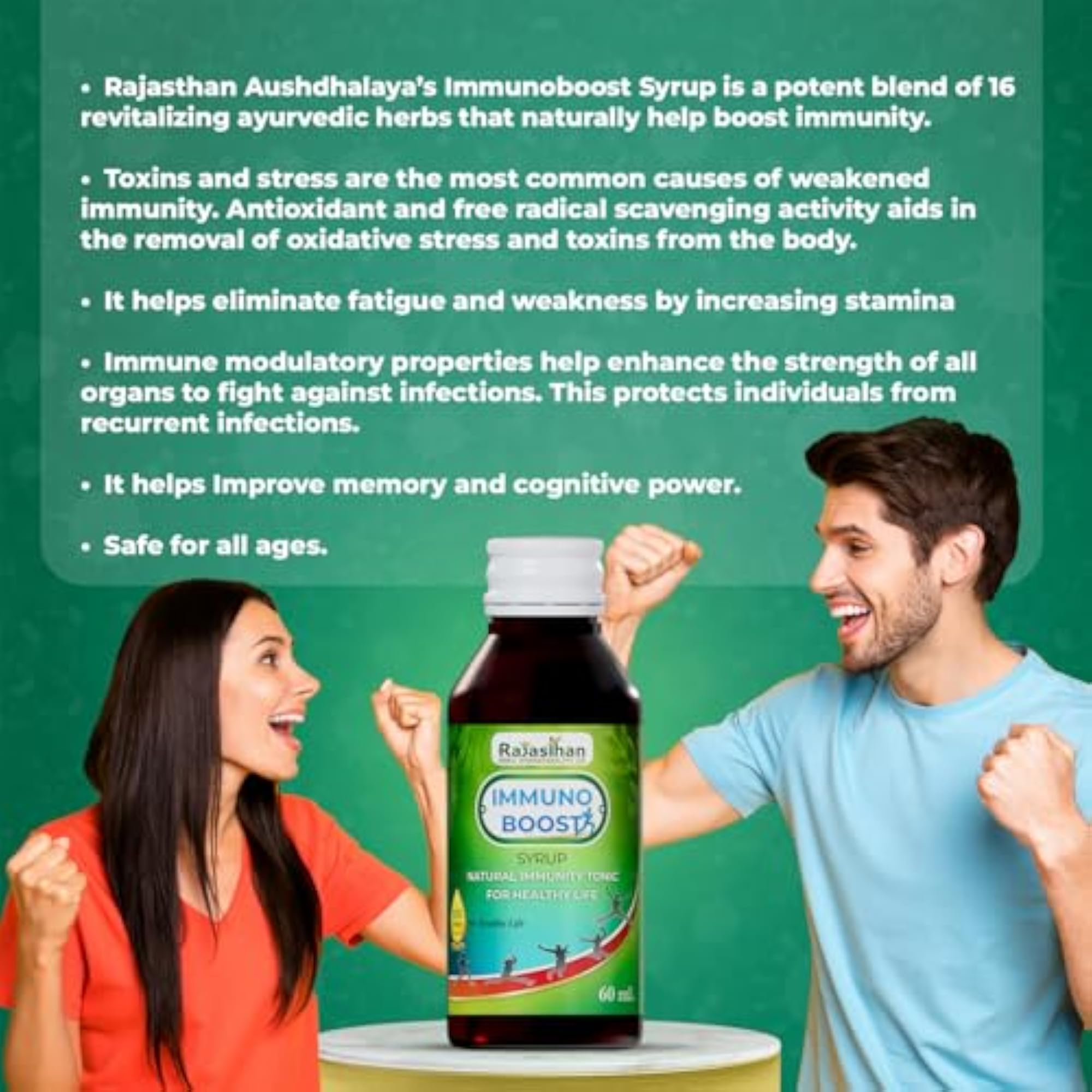 RAJASTHAN AUSHDHALAYA Immuno Booster Syrup - 60ml
