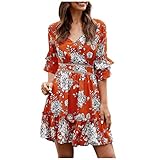 Sommerkleid Damen V-Ausschnitt Strandkleider Einfarbig A-Linie Kleid Knielang Kleid Ärmellos Streifen Kleid Ohne Zubehör Sommerkleid Damen Elegant Lässig Rundhals Strandkleid Party Freizeitkleid mit Gürtel Ärmellos Etuikleid Knielang Sommer Kleid Damen Casual T Shirt Kleid Lose Freizeitkleid Tunika Kleid Kurzarm Skaterkleider Stretch Basic Kleid Damen Kleid Dress Baumwollkleid Jerseykleid Sommerkleid Freizeitkleid