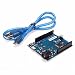 Qunqi Leonardo R3 Development Board Microcontroller ATmega32u4 for arduino + USB Cable