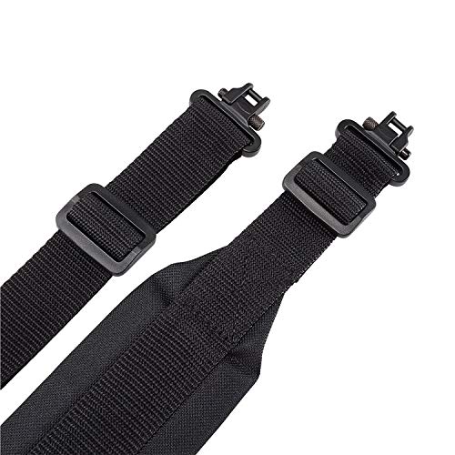 Boosteady Shotgun Sling Adjustable Strap Two Point Gun Sling Rifle Sling Swivel #TOP4