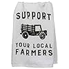 Primitives by Kathy Kitchen Towel Support Your Local Farmers Small
