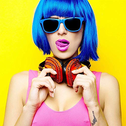 KATCOCO Women's Short Bob Wig Heat Resistant Colorful Syntheic Hair Wig Cosplay Daily Party Wig for Women …