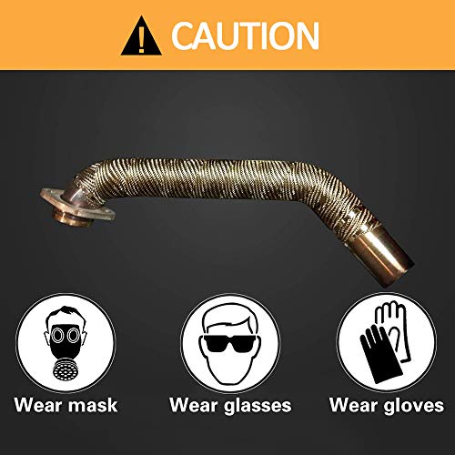 Liberrway Exhaust Wrap Header Wrap Exhaust Heat Wrap For Exhaust Pipes Tap Kit For Car Motorcycle, 2 Rolls Of 2" X50Ft With 20 Stainless Ties And Gloves #TOP4