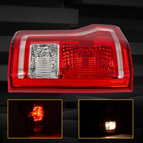 Ransoto Left Driver Side Tail Lights With Bulbs Compatible With Ford F-150 2015 2016 2017 Rear Brake Lights Tail Lamps Replace Fl3Z13405A-Pfm, Fo2800239 #TOP2