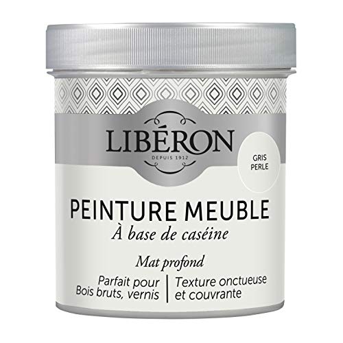 Libéron Peinture meuble à base de caséine, Gris Perle 500 ML
