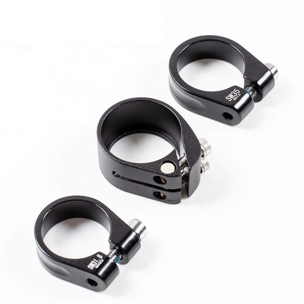 Bicicletta Sella Morsetto Bicicletta reggisella morsetto 31,8 / 34,9 / 37 millimetri biciclette Sedile Tubo morsetto in lega di alluminio MTB Mountain Road Bike sedile Clip Tube ( Color : 37mm )
