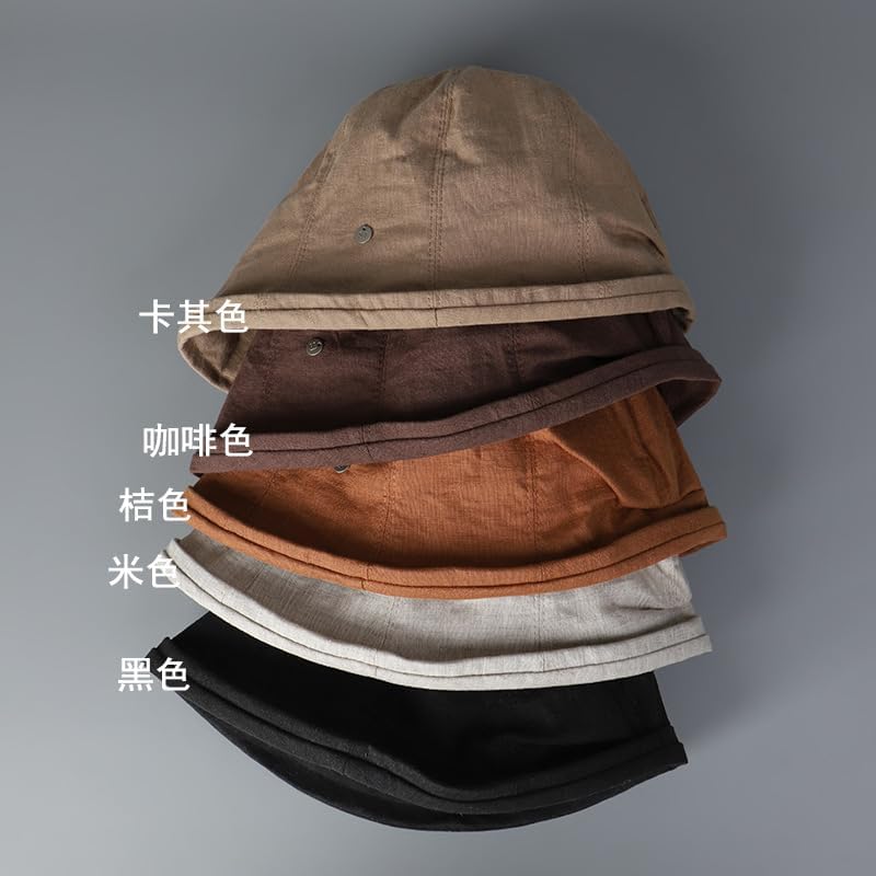 Small Eave Fisherman Hat, Women's Spring and Summer Bucket Hat, Artistic Forest Basin Hat