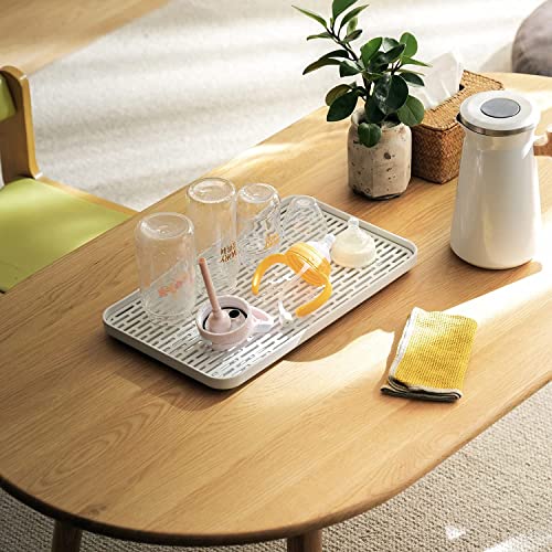 水切りトレー スリム ホワイト プラスチック 無臭 抗菌 食器乾燥 水洗いやすい キッチン 流れ台 シンク 水切りトレー スリム ホワイト プラスチック 無臭 抗菌 食器乾燥 水洗いやすい キッチン 流れ台 シンク