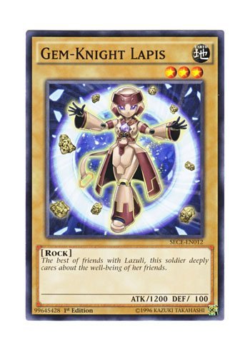Amazon.co.jp: 遊戯王 英語版 SECE-EN012 Gem-Knight Lapis ジェム