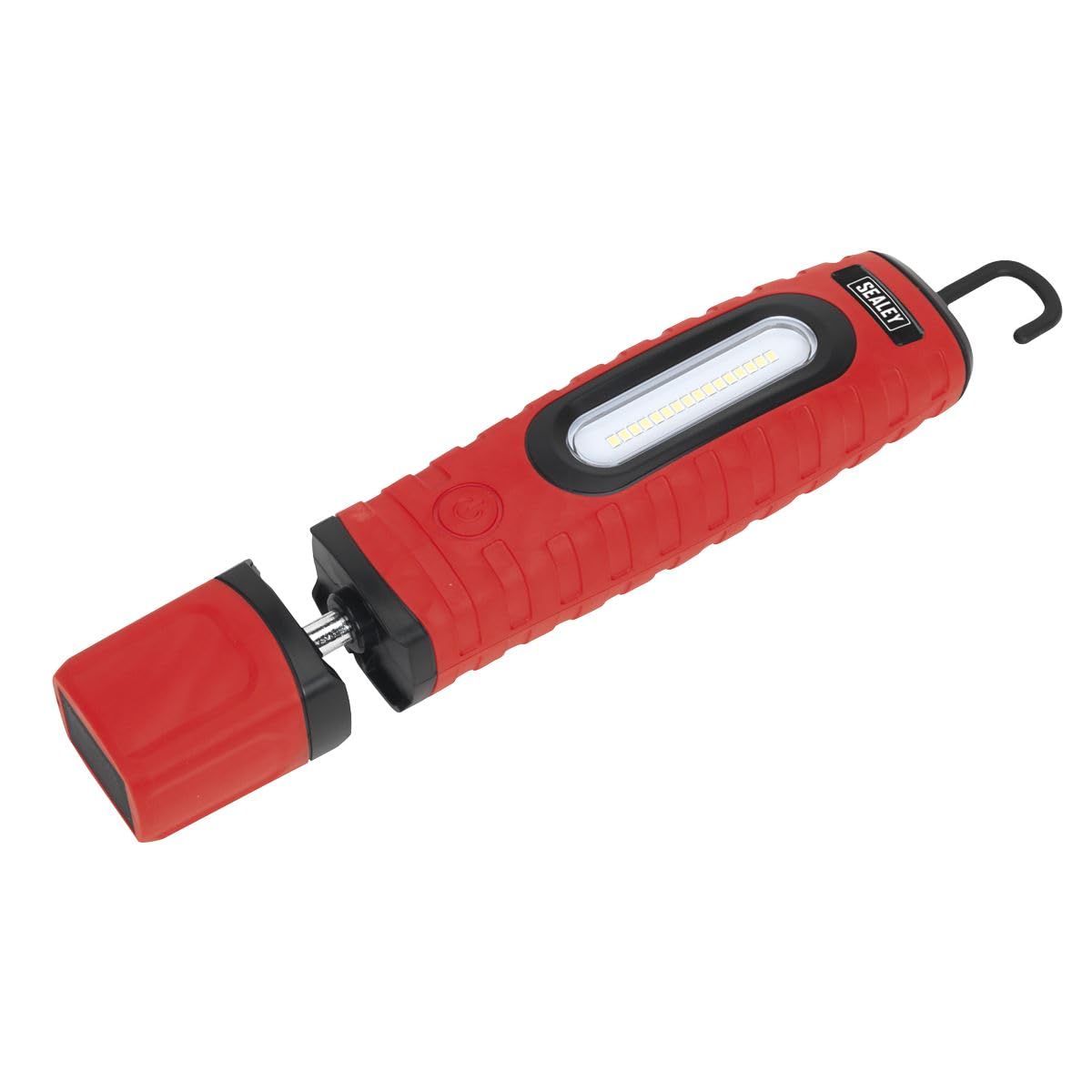Sealey Rechargeable 360� Inspection Light 16 SMD LED & 3W LED Red 2 x Lithium-io