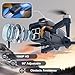 F179 Drohne mit 1080P Kamera und 2,8'' LCD Bildschirm, Bürstenlosen Motoren, Hindernisvermeidung, WiFi-FPV, 3D-Flip, Elektrischem 90°-Objektiv, Faltbarer Drohne für Erwachsene/Kinder/Anfänger
