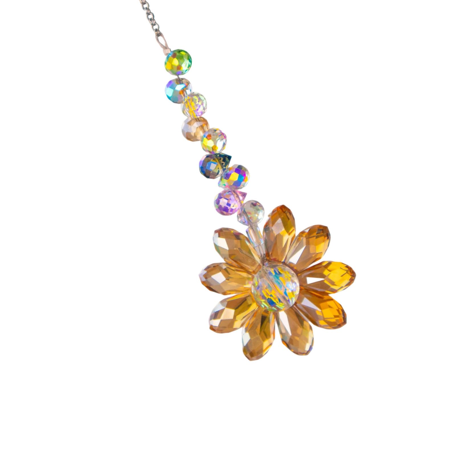 Sunflowers Crystal Suncatchers, Hanging Sun Catchers Sun Catchers Indoor Window Outdoor Indoor Home Garden Decors Crystal Rainbows Maker Suncatchers