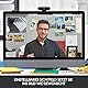 Logitech BRIO ULTRA-HD PRO Webcam, 4K HD 1080p, 5-fach Zoom, Hohe Bildfrequenz, HDR und RightLight 3, USB-Anschluss, Gesichtserkennung mit Windows Hello, Für Skype, Zoom, Cisco, PC/Mac - Schwarz