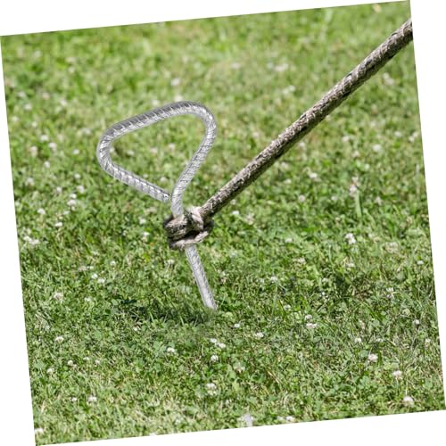 Estacas para carpas Toddmomy de suelo y jardinería para camping exterior, 4 unid 5