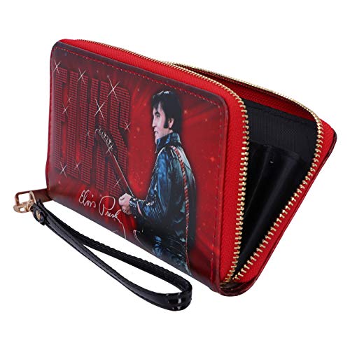 Nemesis Now Elvis 68 Performance Red Womens Purse, Polyurethane, 19cm2